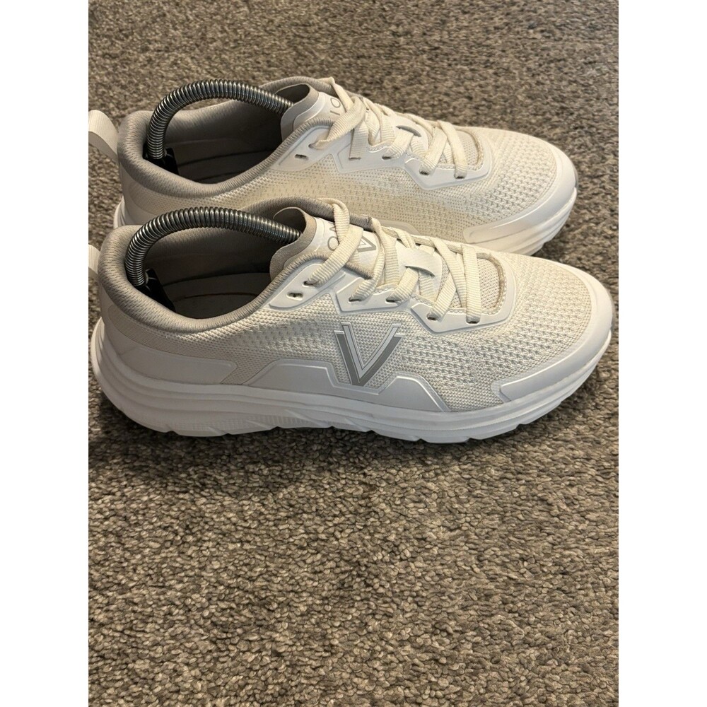 Vionic Walk Max Womens 9.5 White Mesh Walking Sneakers Lace Up Shoes